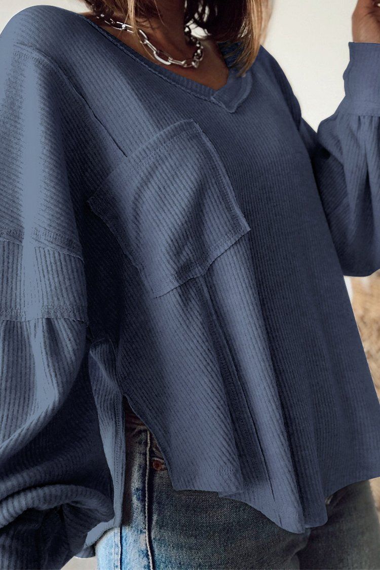 PRETTYGARDEN-Women-Casual-V-Neck-Long-Sleeve-Tunic-Tops-Solid-Loose-Fit-Side-Slit-Ribbed-Knit-Pullover-Blouses-Top-with-Pocket-PRETTYGARDEN-1627611131.jpg